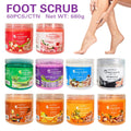 foot scrub bath salt fruit fragrance scrub body chicken skin cleaning calluses exfoliating wet salt