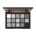 Capel 15-color dark knight eyeshadow palette - shimmer, matte, dark gray, deep shades - european & american smoky eye makeup