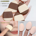 Xixi thumb powder puff mini beauty egg drop-shaped concealer setting makeup wet and dry dual-use powder-free compact and portable