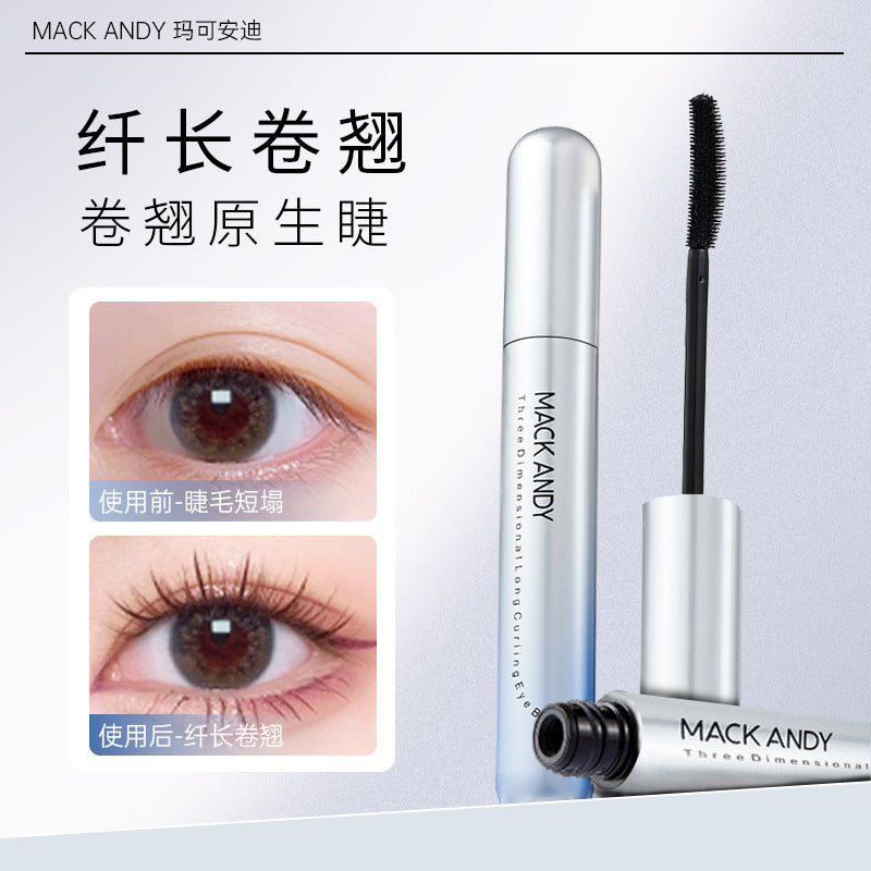 Marco andy 3d volumizing & lengthening mascara - defining, long-lasting, waterproof, sweat-proof, and smudge-proof