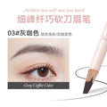 Novo fine-tip microblade brow pencil - hard core, waterproof, smudge-proof, beginner-friendly, natural hair-like definition, wild brow look