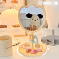 Tulip makeup mirror beauty plastic desktop tabletop home storage vanity cream minimalist mirror