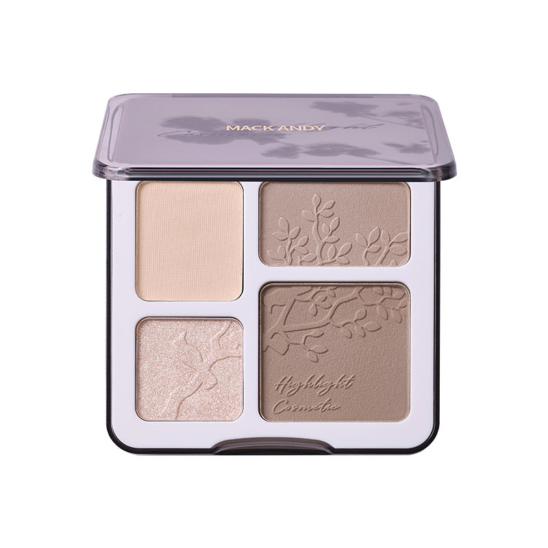 Marco andy highlight shadow combination contouring palette women's brightening contouring nose shadow silhouette contouring powder all-in-one palette