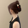 Korean style cute cartoon bow hair clip - large, high-end, versatile hair accessory for women's updos and ponytails