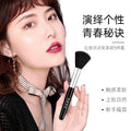 Beauty tools red makeup diary 5-piece makeup brush set - portable blush brush, eyeshadow brush, eyebrow brush combination