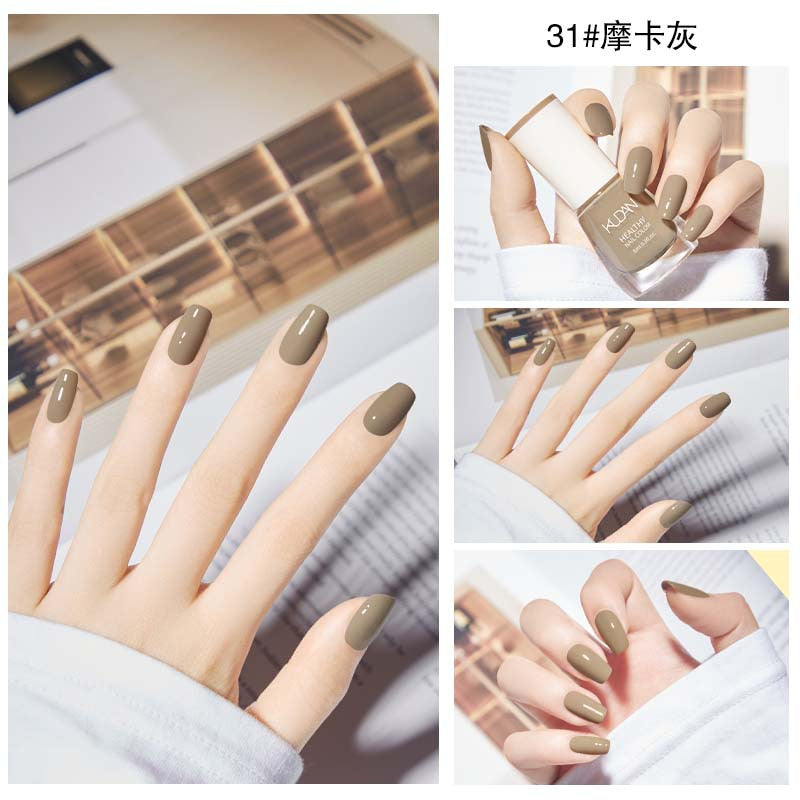 Oily colorful character nail polish, long-lasting, no baking, non-peelable, quick-drying, whitening, non-tearable, cross-border live broadcast nail polish