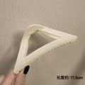 Frosted triangle white-11.5cm