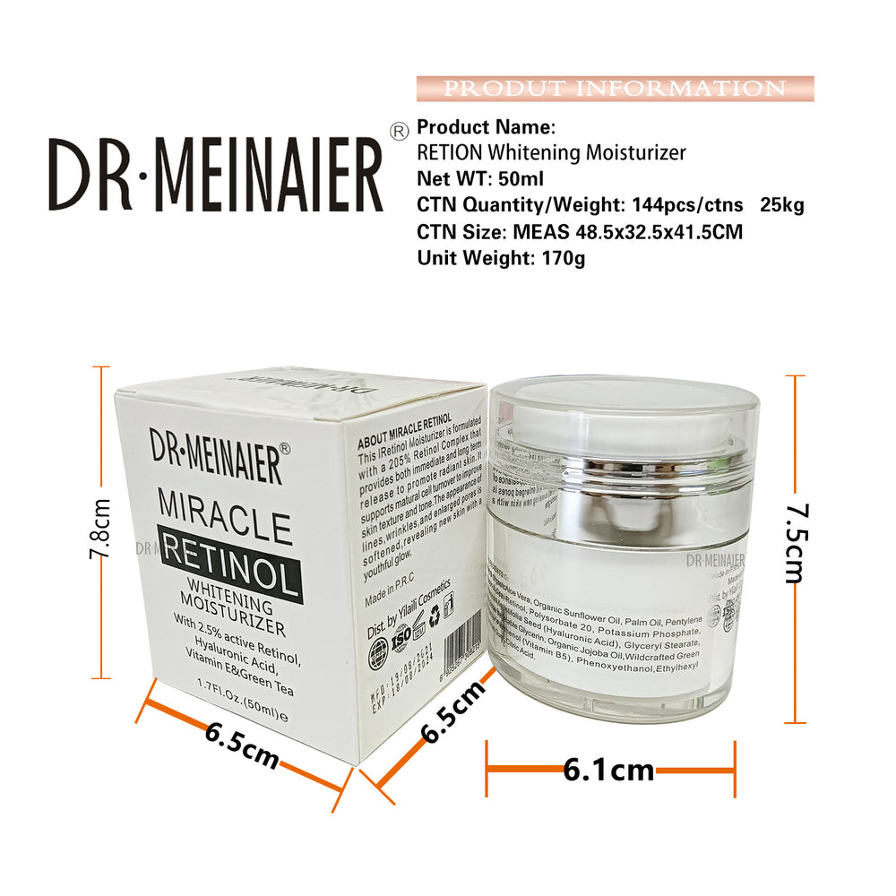 Retinol moisturizing cream pore minimizing skin repair firming cream hydrating moisturizing oil control emulsion wholesale for export