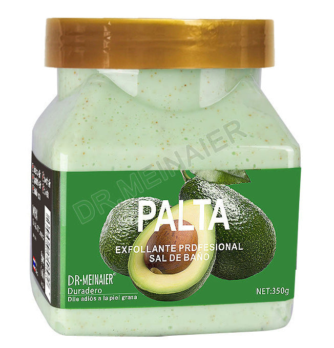 ice cream body & face scrub - fruity exfoliating, moisturizing, cleansing bath salt body scrub