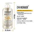 24k gold essence 500ml - hydrating, moisturizing, nourishing, firming, brightening skin - gold flake serum - professional salon grade