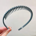 New arrivalcolorful braided cable stitch headbandelegant female resin casual hair tiepure color durable fashion headband hair accessories