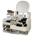 Bedroom vanity mirror desktop makeup mirror dressing table desktop storage large capacity plastic for home home table mirror
