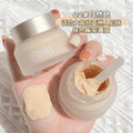 Novo zhencai soft light liquid foundation waterproof sweatproof concealer long-lasting non-removing makeup moisturizing and modifying skin color powder bottom cream