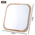 Mirror makeup mirror bedroom for homestorage dressing mirror student dormitory desktop desktop home wooden rotate mirror