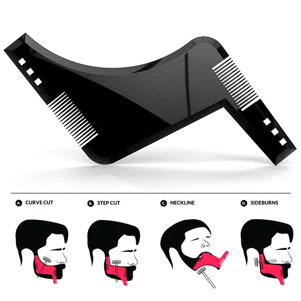 Amazon bestselling men's hairdressing tool styling kit beard shaving comb hairdressing cape hair dye cape