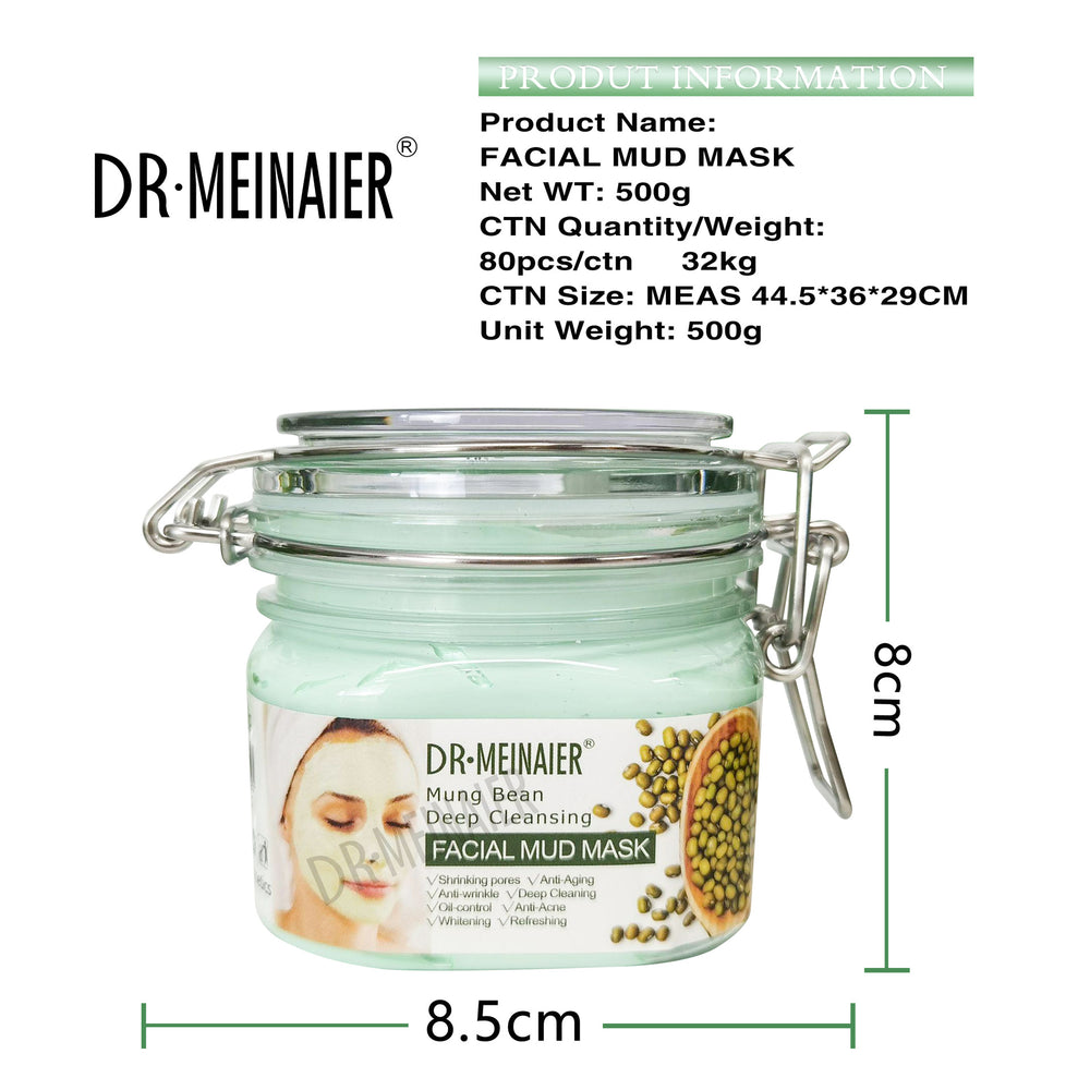 natural mud mask smear-type facial mask cleansing, repairing, brightening, hydrating and removing blackheads face maskexport batch