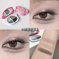 Gege bear cute fantasy eyeshadow palette - four colors: shimmer, matte, soft & sultry, milk tea, and earth tones