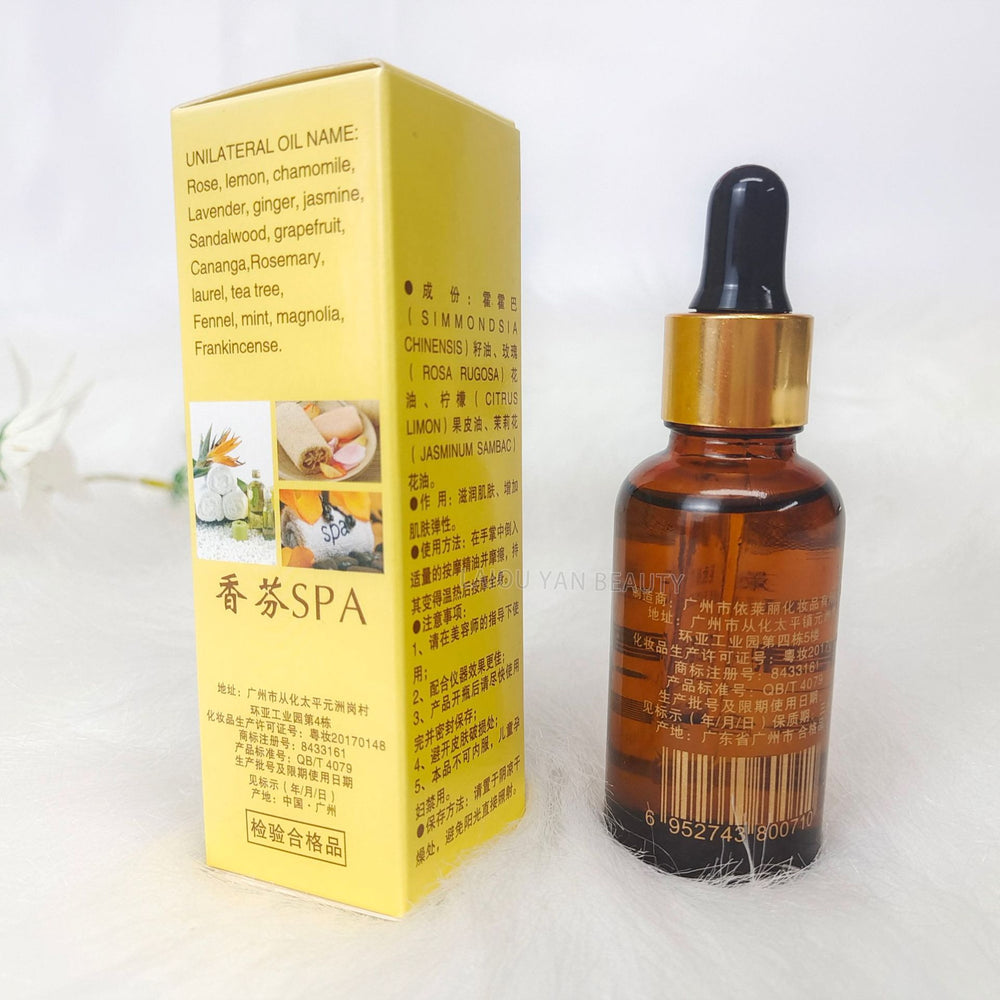 floral and fruit tea aromatic essential oil, moisturizing and repairing essential oil, body and facial spa care, massage essential oil