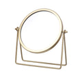Desktop single-sided student dormitory desktop makeup mirror for home iron storage home standable glass mirror dressing table