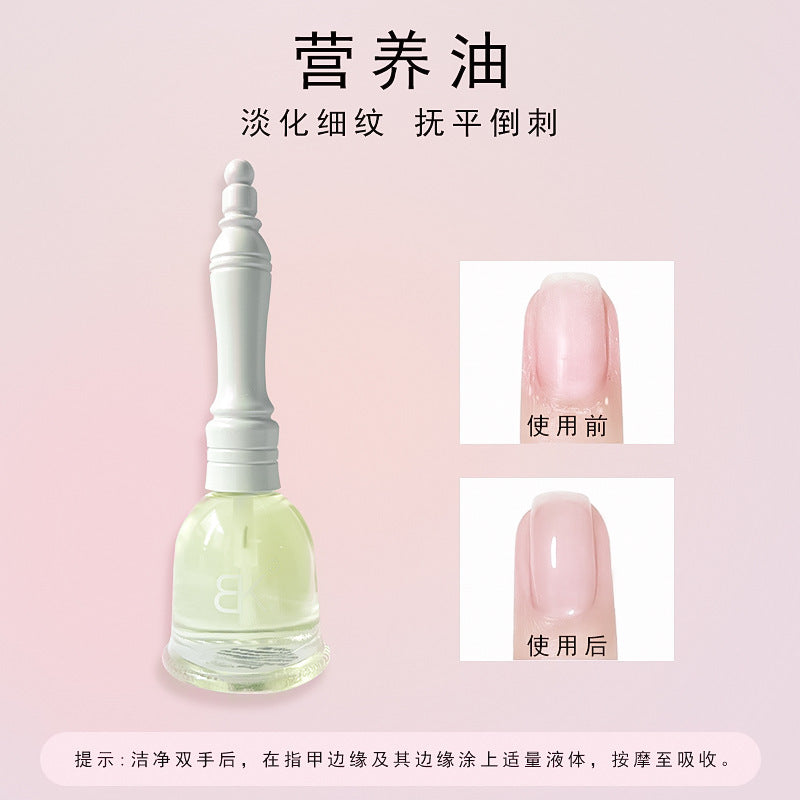 Fall and winter transparent nude bell water-based nail polish no baking quick drying long-lasting non-peelable jelly nail salon nail polish