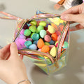 Beauty egg suit laser storage bag beauty egg powder puff dry and wet dual use colorful makeup egg sponge single combination