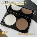 Novo 3d sculpting face palette - two-tone contouring powder for face sculpting, highlighting, nose shadow, and all-in-one shadow combination