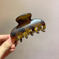 Shell clip amber yellow-8.5cm
