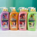 english 7-day renewal exfoliating body wash - gentle exfoliation, cleansing rice & coconut shower gel 1000ml