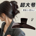 Niche stylesense of designkoreanelegant large hairpin female back of head hair clip casualeasiest for match shark clip
