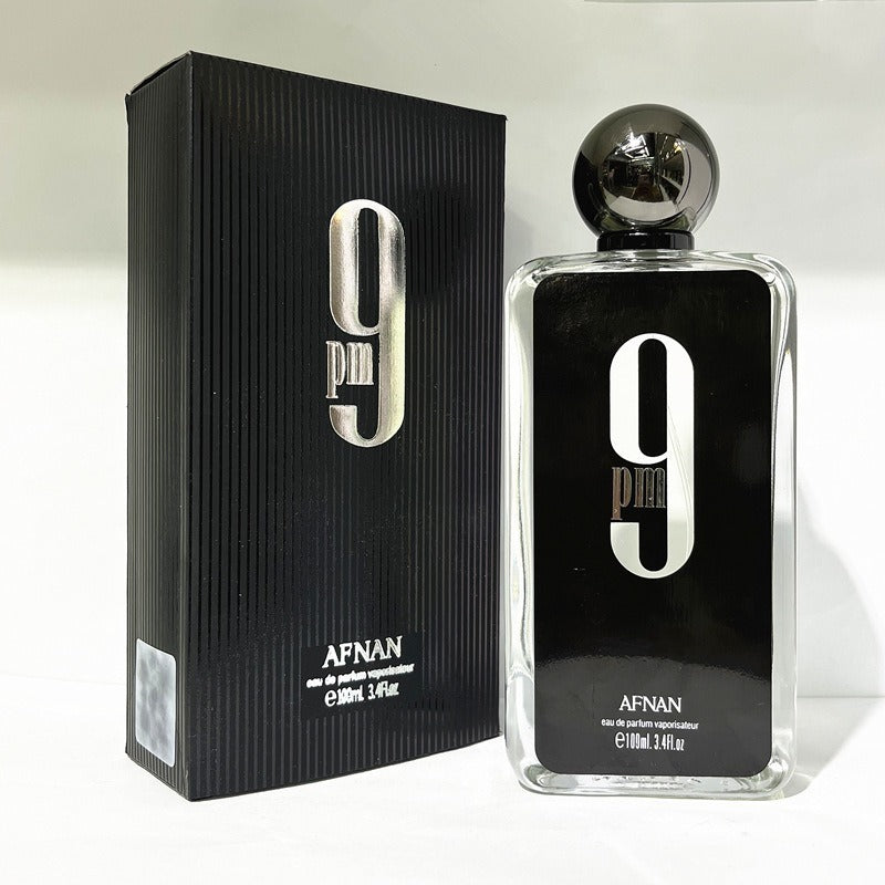 High-quality metal cap afnan 9am white - unisex perfume, arabian style, dubai bestseller