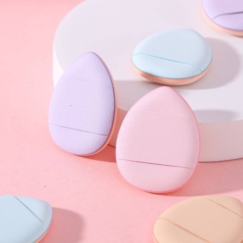 Mini finger air cushion puff - foundation & concealer applicator - wet & dry use - portable detailing - thumb tip small puff - mini slipper