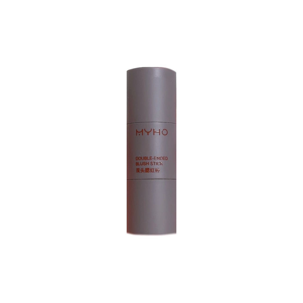 Myho puff double-ended blush stick - natural matte finish, enhances complexion, creates a "no-makeup" look, dual-use lip & cheek cream blush