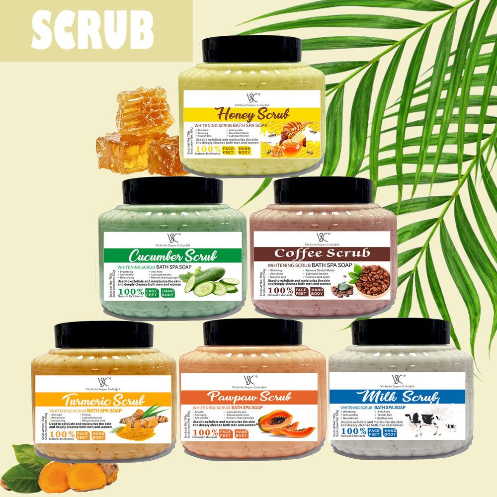 exclusive body scrub 550g exfoliating chicken skin whole body whitening deep cleansing bath spa