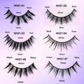 Pingdu 10 pairs of hard stem fake eyelashes, a whole strip of rabbit grandma's whole cluster of eyelashes, glue style, special for makeup artists