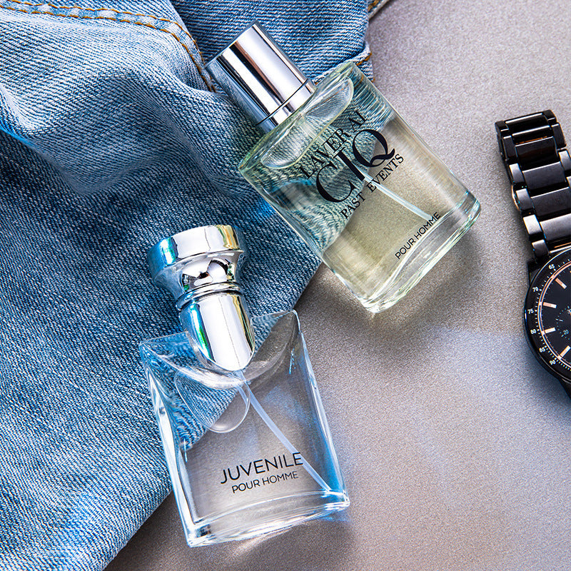 Flower story douyin popular men's perfume set silver mountain spring boyfriend cologne factory perfume