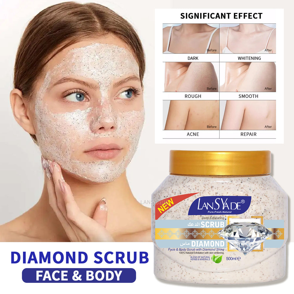 24k gold scrub brightening moisturizing cleansing papaya scrub turmeric exfoliating chicken skin foreign trade 500g