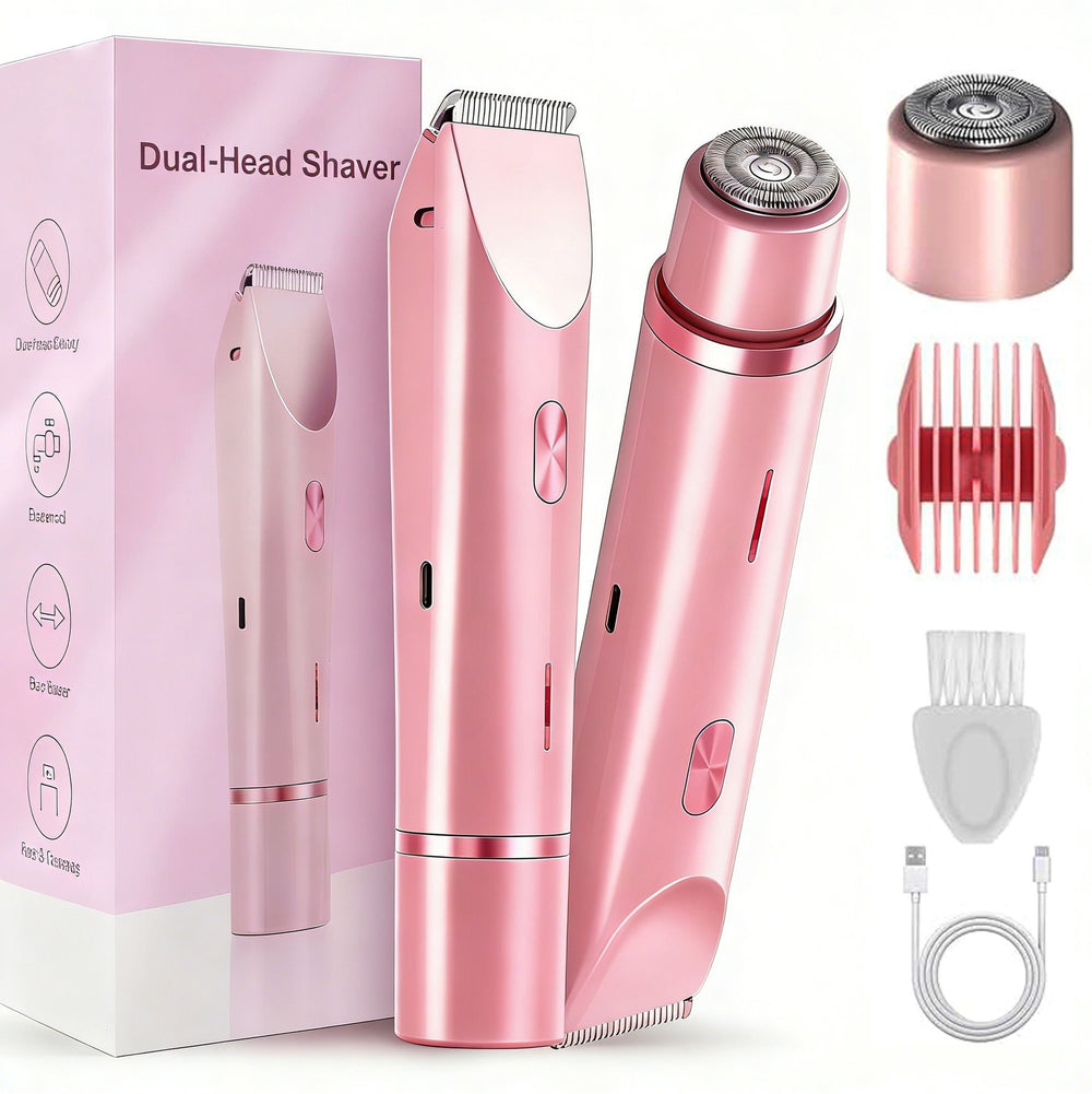 bestseller: women's electric double-headed epilator - body hair removal device for intimate and full body use