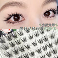 Xixiqingqiuhu self-adhesive glue-free fake eyelashes chinoiserie fox style oblique flying natureartificial single cluster segmented eyelashes