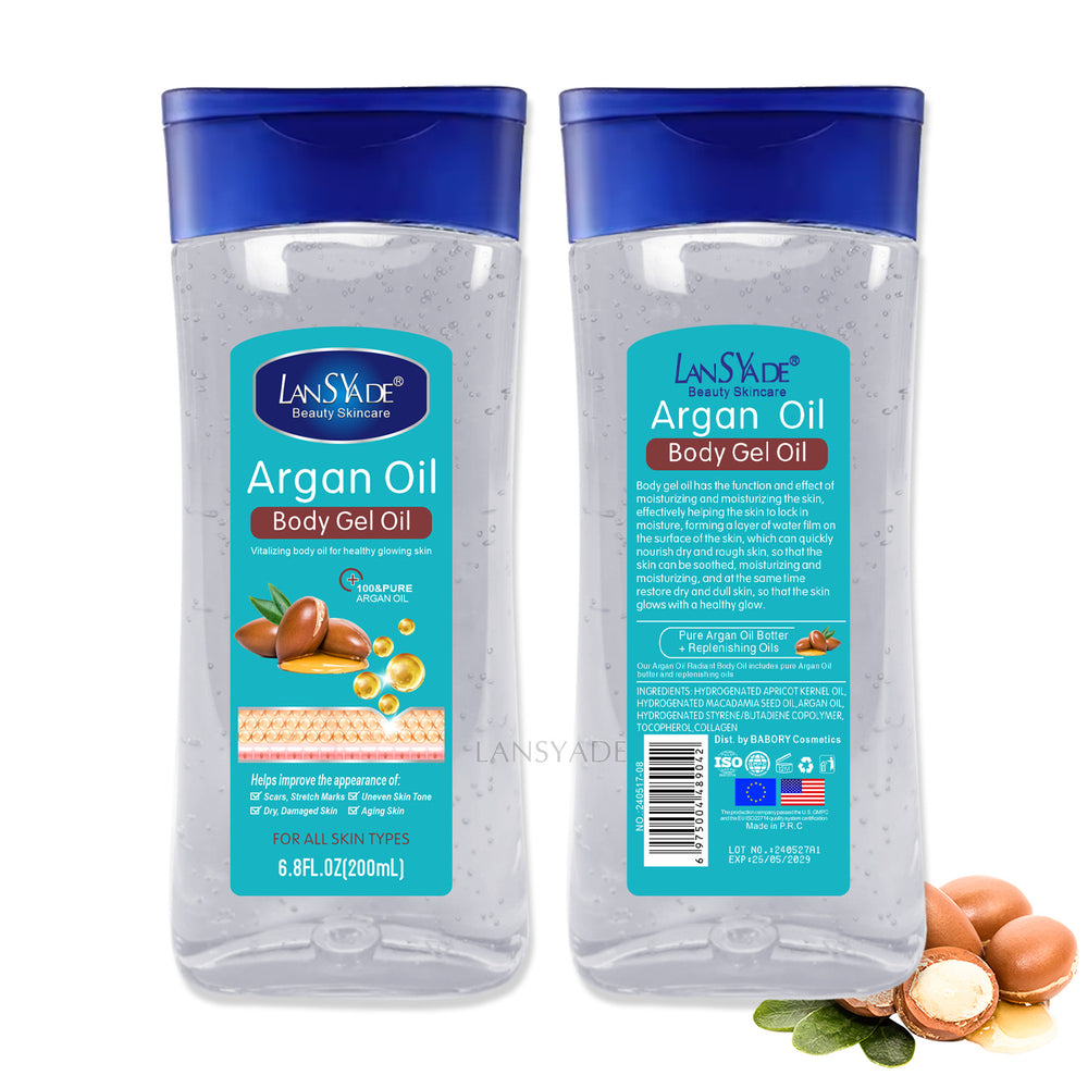 carrot organic gel oil argan oil body gel moisturizing and brightening vitamin c massage oil 200ml