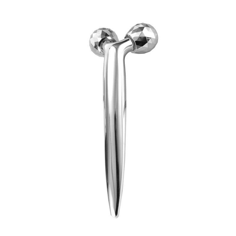 bestseller: 3d roller facial massager - zinc alloy massage wand for face lifting, firming, and eye massage