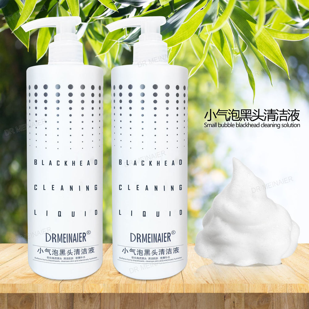 beauty salon ultrasonic small bubble blackhead exporting liquid softens pores cleans dirt blackheads acne skin care