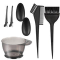 Hairdressing bureau oil bowl hair dye bowl five-piece set earmuffs hair dye comb brush hairdressing tools five-piece set