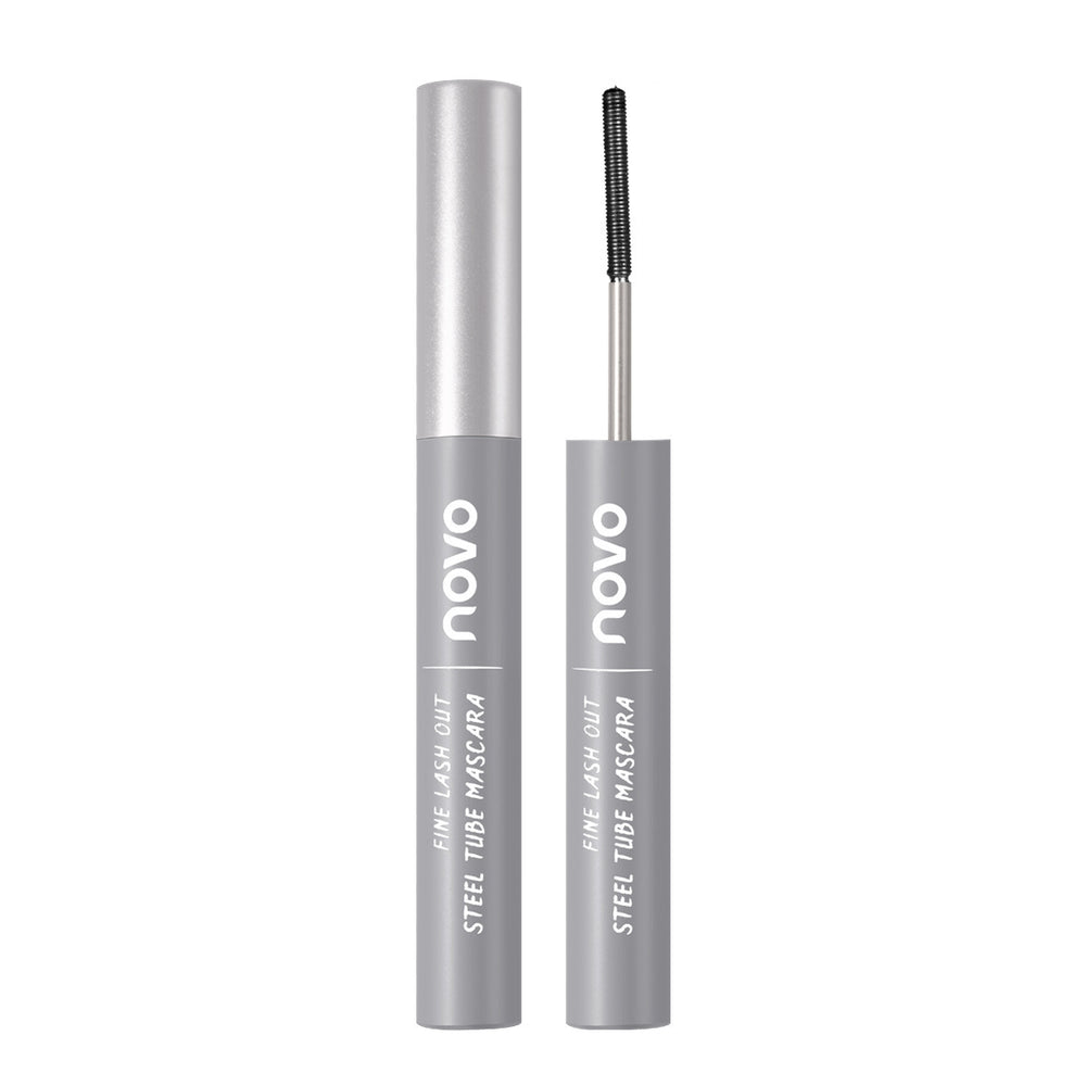 Novo fine eyelash mascara - standout, slim tube design. natural, volumizing, curling, lengthening, thickening, quick-drying, waterproof, and smudge-proof