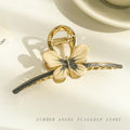 Metal retro palace style butterfly clip cold style hair large shark clip girl hairpin hair accessories wholesale