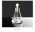 Ready-to-ship 40ml triangular conical essential oil bottles - perfect for skincare, serums, and cosmetics. includes dropper