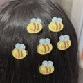 Busy bee hair clip - cute cartoon sweet girl bangs kids headwear side ponytail student hair clip