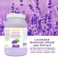 rose massage cream facial cleansing vc moisturizing nourishing lavender repair massage cream 4kg foreign trade wholesale