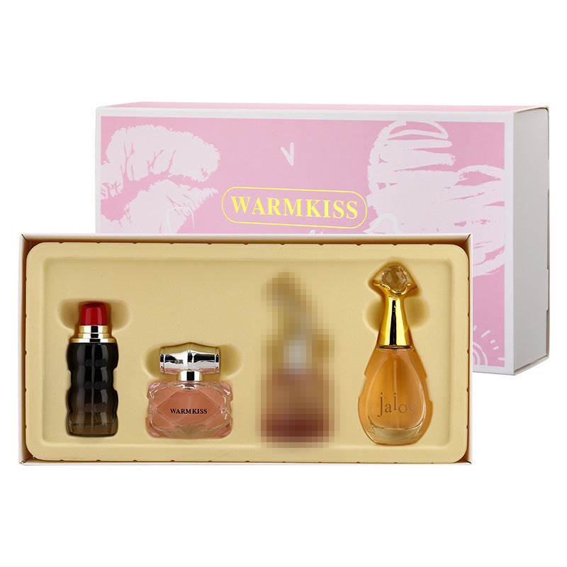 Charming women's perfume gift box set - long-lasting eau de toilette, fresh scent for students, popular for live streaming, dropshipping, cross-border trade, wholesale