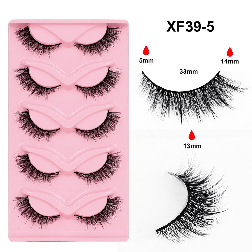 Bestselling faux fox eye lashes for export - dense, dd curl, russian volume, one-piece, hard band false eyelashes - qingdao
