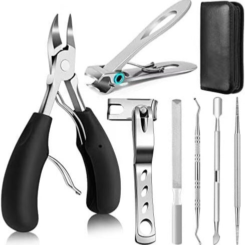 amazon nail clippers and nail groove pliers combo suit, eagle mouth pliers, special manicure tools for ingrown nails and thick toes